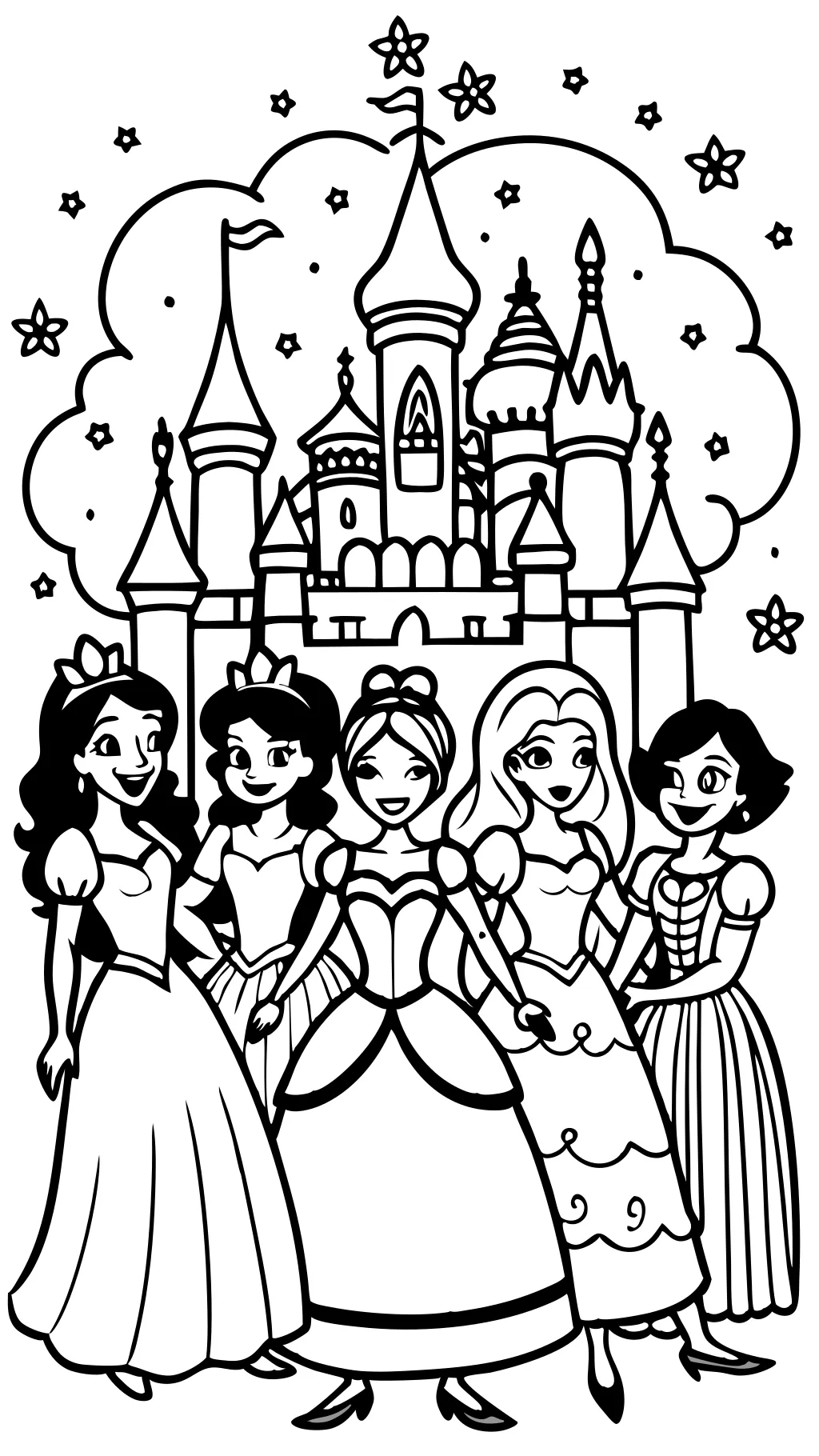 disney princess coloring pages